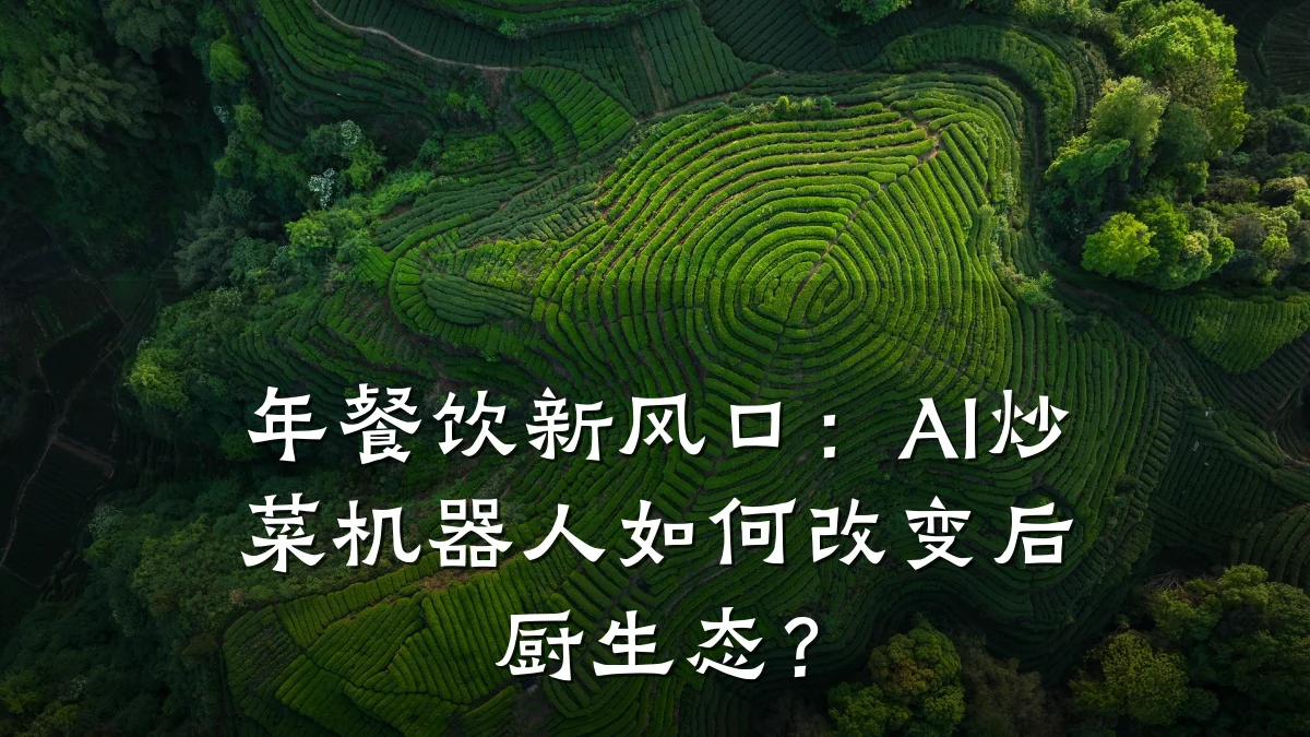 年餐饮新风口：AI炒菜机器人如何改变后厨生态？