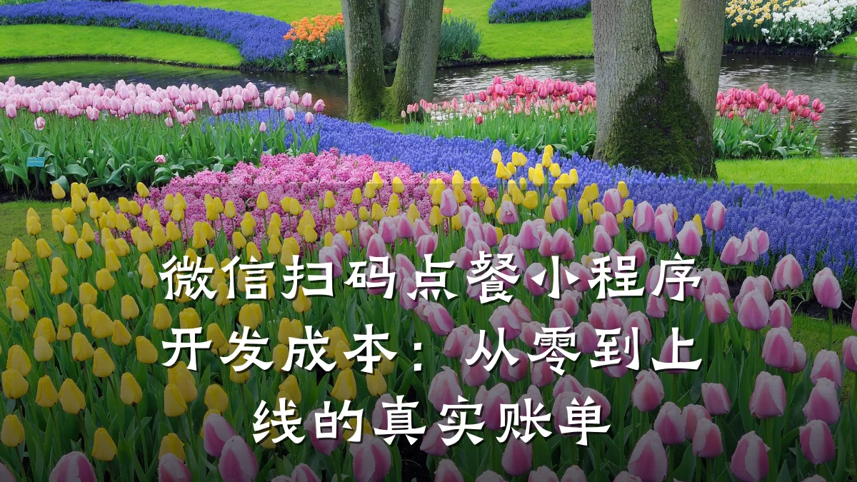 微信扫码点餐小程序开发成本：从零到上线的真实账单